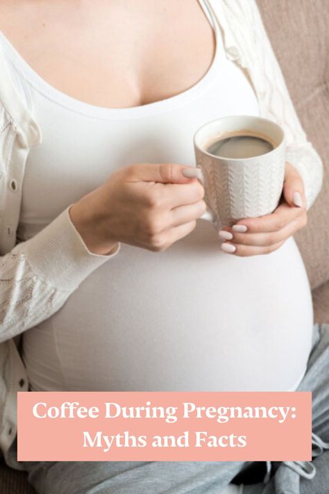 Can you safely drink coffee during pregnancy? Here we discuss some myths and facts about drinking coffee while pregnant. #pregnant #pregnancy Coffee For Pregnant Women, Coffee While Pregnant, Coffee And Pregnancy, Coffee During Pregnancy, Benefits Of Drinking Coffee, Collagen Coffee, Caffeine In Tea, Myths And Facts, Herbal Coffee