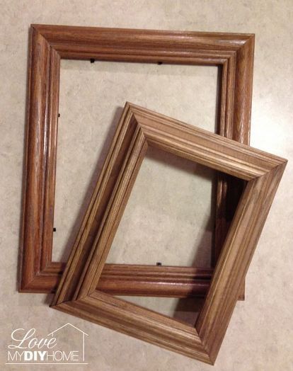 diy chunky photo frame use those old dusty frames, crafts, repurposing upcycling Mother Daughter Projects, Stepping Stones Diy, Picture Frame Crafts, Easy Diy Wreaths, Old Picture Frames, Globe Decor, Diy Plant Stand, Blanket Chest, Repurposed Items