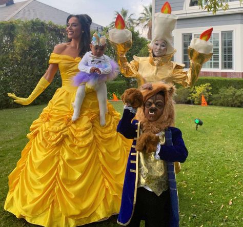 Nick Cannon's Daughter Powerful, Son Golden Celebrate Halloween in <em>Beauty and the Beast</em> Costumes Beauty And Beast Costumes Family, Beauty And The Best Family Costumes, Bell Costume Beauty And The Beast, Beauty And The Beast Halloween Costumes, Costume Halloween Famille, Beauty And The Beast Halloween Costume, Beauty And The Beast Costumes, A Little Princess 1995, Beauty And The Beast Halloween