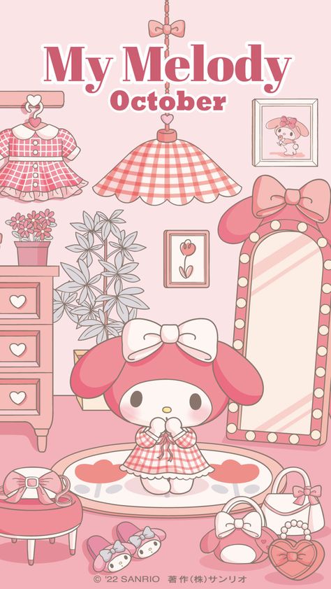 Hello Kitty Imagenes, Pink Wallpaper Hello Kitty, Walpaper Hello Kitty, My Melody Wallpaper, Pastel Theme, Anime Friendship, Hello Kit, Hello Kitty Cartoon, Hello Kitty Art