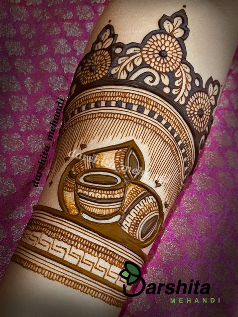 Mehandi Design Beginners, Durga Maa Mehendi Design, Rajsthani Mehandi Design, Raja Rani Mehandi Design, Hathi Design In Mehndi, Marwari Mehndi Design, Bridal Mehandi Designs, Bride Mehndi, Rajasthani Mehndi Designs