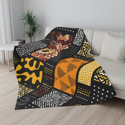 African Bedding Sets, Afrocentric Bedroom, Fancy Pillows, African Home, Relaxing Sleep, African Home Decor, Ankara Print, Through The Window, Hand Work