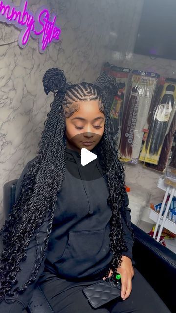 Tribals With Island Twist, Fulani Island Twist, Island Twist, Boho Twists, Braided Hairstyles For Teens, Box Braid, Goddess Locs, Fulani Braids, Box Braids Styling