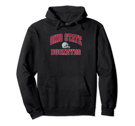 PRICES MAY VARY. Officially Licensed Ohio State University apparel. Show your support for the Buckeyes with this Ohio State logo apparel! The soft material and digitally printed logo make this a great addition to any Ohio State Buckeyes apparel collection! Buckeye Nation! Wear this fan favorite Ohio State Buckeyes apparel to the big game or just hanging out around the house. The unique logo done in vibrant colors will let everyone know your affiliation with OSU! 8.5 oz, Classic fit, Twill-taped Chico State University, Chico State, Buckeye Nation, University Apparel, Kansas City Football, Varsity Style, University Of Maryland, Retro Gift, Funny Hoodies