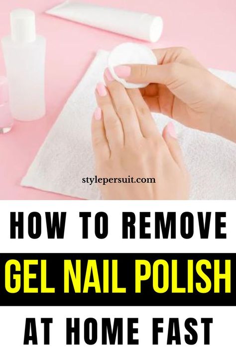 How to Remove Gel Nail Polish: 5 Methods That Work Fast How To Remove Gel Nail Polish, Take Off Gel Nails, Remove Gel Nail Polish, Nails With Gel, Remove Gel Polish, Gel Nail Removal, Types Of Manicures, Gel Toes, Long Lasting Nails