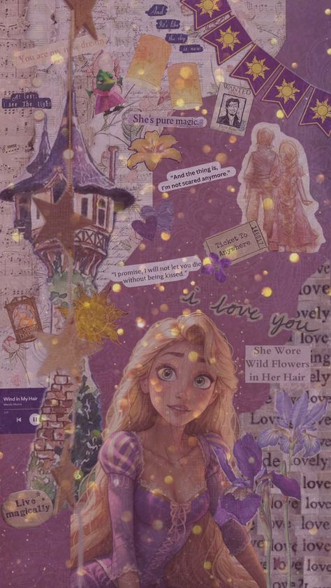 #comp #tangled #disney #rapunzelandflynn #rapunzel #favdisneymovie Tangled Wallpaper, Tangled Disney, Rapunzel And Flynn, Disney Background, Collage Wallpaper, Princess Core, Pinturas Disney, Disney Aesthetic, Cute Disney Wallpaper