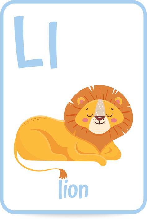 Preschool Letter L Book List L For Lion, Letter L Words, Flashcard Template, Teacher Prints, Letter L Crafts, L Is For Lion, English Flashcards, Kids Preschool Learning, Alphabet Banner