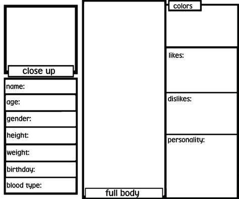 Ref Sheet Template, Oc Ref Sheet Template, Oc Introduction Sheet, Oc Introduction, Oc Card, Oc Ref Sheet, Character Profile Template, Character Sheet Writing, 30 Day Art Challenge