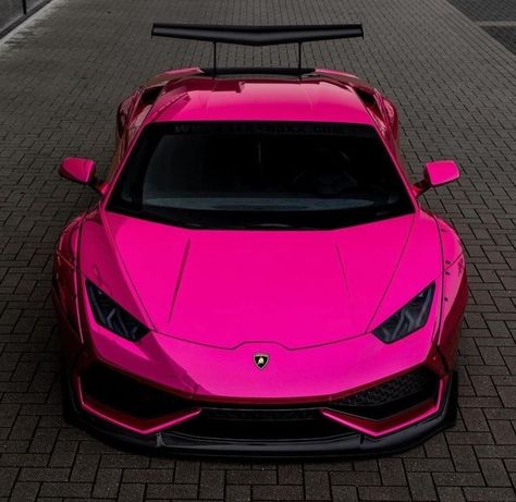 Pink Car Interior, Hot Pink Cars, Bugatti Centodieci, Pink Lamborghini, Cool Truck Accessories, Pink Cars, Pink Car Accessories, Barbie Car, Cool Car Accessories