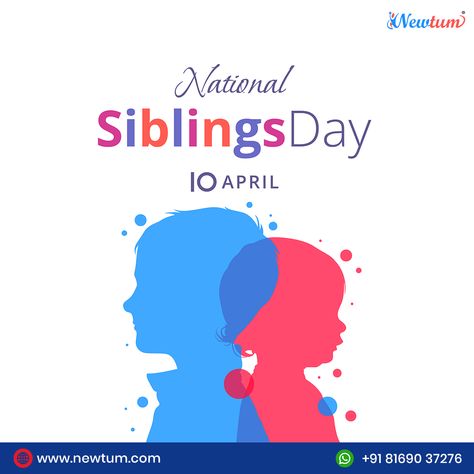 “Siblings-the definition that comprises love, strife, competition and forever friends.”Happy National Siblings Day!! #newtum #siblings #nationalsiblingday #love #family #sisters #siblingsday #brothers #siblingslove #brother #family #love #siblings Happy National Siblings Day, Sibling Day, National Siblings Day, Siblings Day, National Sibling Day, Forever Friends, Friends Happy, Love Family, Family Love