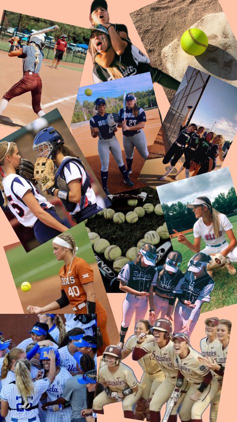 Softball Collage, Softball, Collage, Sports