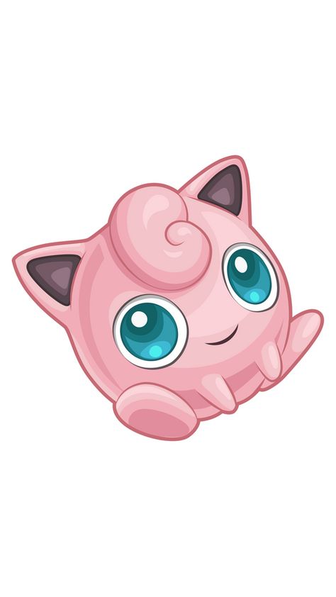 This cute pink creature with big blue eyes is called Jigglypuff and it is a playable character in Super Smash Bros Ultimate. The game sticker with SSBU Jigglypuff!. Cute Jigglypuff, Jigglypuff Tattoo, Jigglypuff Art, Pink Creature, Pokemon Clipart, Video Game Tattoos, Cute Pokemon Art, Pokemon Jigglypuff, Pokemon Series