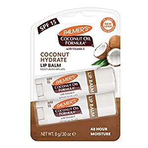 Palmer's Coconut Oil Formula Lip Balm Duo with SPF 15 and Vitamin E, All-Day Moisturizing Sunscreen Lip Balm, Hydrates Dry, Cracked Lips (Pack of 2) Cocoa Butter Lotion, Coconut Lip Balm, Dry Cracked Lips, Coconut Oil Skin Care, Palmers Cocoa Butter, Spf Lip Balm, Cocoa Butter Formula, Extra Virgin Coconut Oil, Cracked Lips