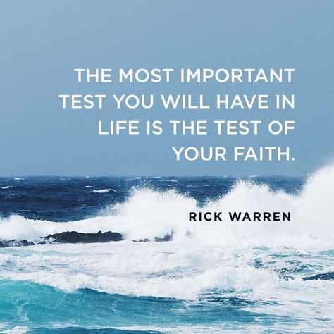 How do you excel in your faith? Decide in advance to stand for God.  #UnshakableLife Weekend Messages, Rick Warren, 100 Day Challenge, The Test, Faith Quotes, Life Is, Life Quotes, Instagram Post, Instagram Photo