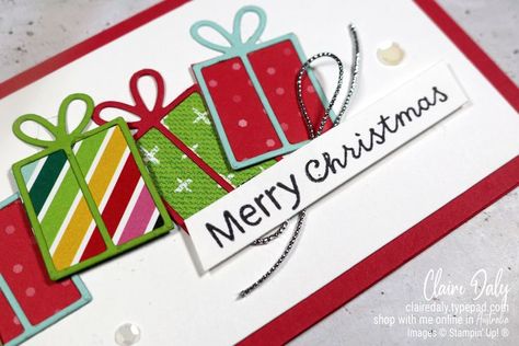 Stamped Christmas Cards, Christmas Cards Kids, Handmade Thank You Cards, Slider Cards, 2022 Christmas, Stampin Up Christmas Cards, Christmas Card Crafts, Interactive Cards, Stampin Up Christmas