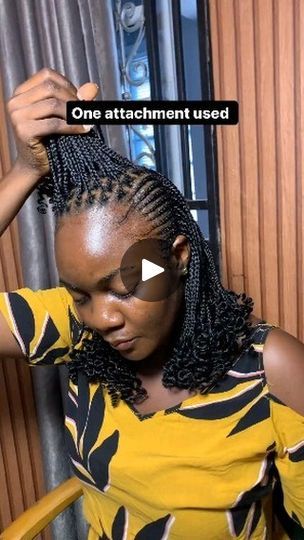 One Attachment Hairstyles, All Back Hairstyle With Attachment, Nigerian Hairstyles With Attachment, Attachment Hairstyles, All Back Hairstyle, Ghana Weaving, Hair Catalog, Quick Braided Hairstyles, Easy Braids