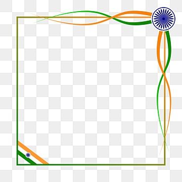 India Border Design, Republic Day Png, 26 January India, Indian Clipart, India Republic Day, Flag Frame, Ashoka Chakra, Republic Day Indian, Flag Clipart