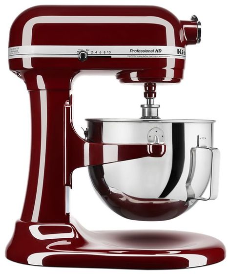 KitchenAid® Professional Hd™ Series 5 Quart Bowl-Lift Stand Mixer in Crimson Red Kitchenaid Professional, Best Stand Mixer, Nursing Cake, Mixer Attachments, Kitchenaid Stand Mixer, Lift Design, Pasta Maker, Kitchen Mixer, Vanilla Buttercream