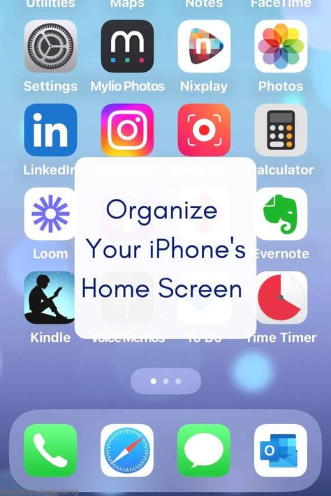 Not every organizing project requires heavy lifting. For a quick organizing project, don't overlook the chance to organize your iPhone's home screen. Digital organizing is organizing, too. Just a reminder, because organizing is a hot topic in January, I send… Quick Organization, Digital Organization, Organization Apps, Name Photo, Heavy Lifting, Evernote, Just A Reminder, Cloud Services, Iphone Icon