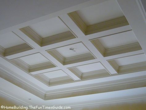 Ceiling Styles, Coffered Ceiling Design, Pop Design For Hall, Ceiling Plan, House Ceiling Design, Building Remodeling, Ceiling Design Living Room, Ceiling Design Modern, Basement Ceiling