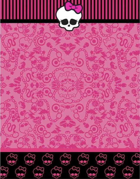 Monster High Ipad Wallpaper, Draculaura Background, Monster High Posters, Monster High Background, Monster High Poster, Draculaura Wallpaper, Monster High Printables, Monster High Wallpaper, Movie Party Invitations