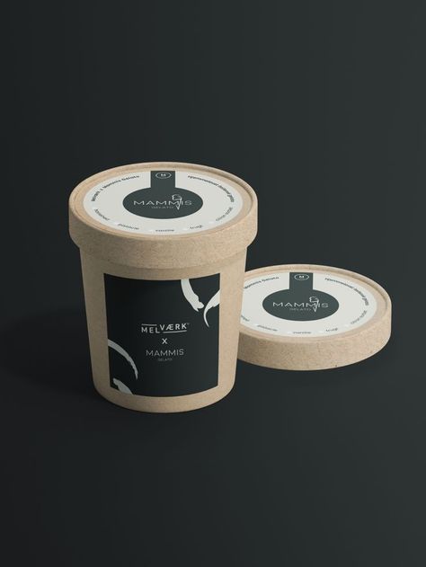 Ice Cream Label Design Packaging, Gelato Packaging Design, Cream Cheese Packaging, Ice Cream Box Packaging, Dessert Packaging Design, Butter Packaging, Pizza Box Design, Bakery Packaging Design, Sandwich Packaging