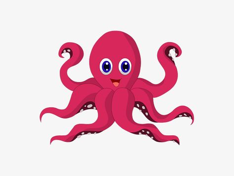 Octopus Animation, Hippopotamus Art, Swimming Butterfly, Octopus Clipart, Octopus Cartoon, Cartoon Octopus, Octopus Drawing, Octopus Illustration, Abc Song