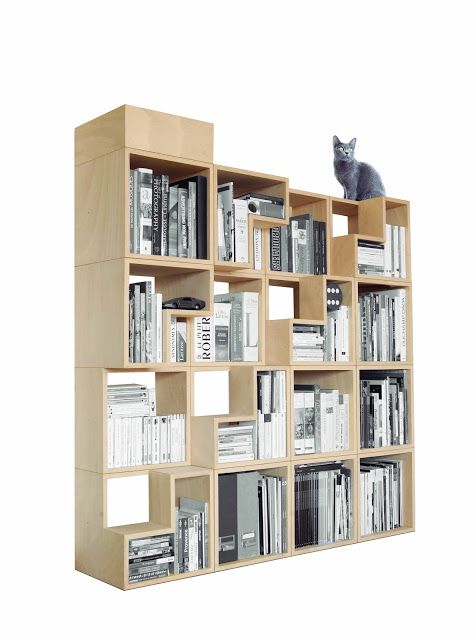 Would like to have a library wall incorporating this sort of cat access in next abode. Cat Library, Ladder Shelf Diy, Modular Bookshelves, Living With Cats, Library Wall, Custom Furniture Design, Cat Shelves, Cat Room, Diy Shelves