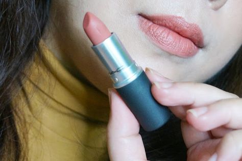 Mull It Over applied smoothly and glided on easily across my lips. The formula feels very lightweight and velvety on the lip. It is non-drying and feels comfortable that I almost don't feel it on my lips. The lipstick is soft and balmy, non-sticky and non-shiny. Mac Mull It Over Lipstick, Mac Powder Kiss Lipstick, Kiss Lipstick, Mac Powder, Makeup Skin Care, Beauty Blogger, Body Care, Mac, Kiss