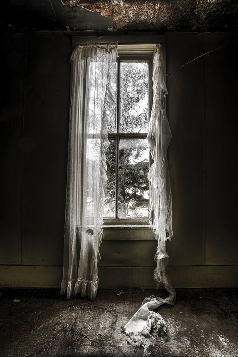 Tattered and Torn Torn Curtain, Old Mansion, Hdr Photography, Photo Work, Tear Down, Antonio Mora Artwork, Mixed Media, Range, Media