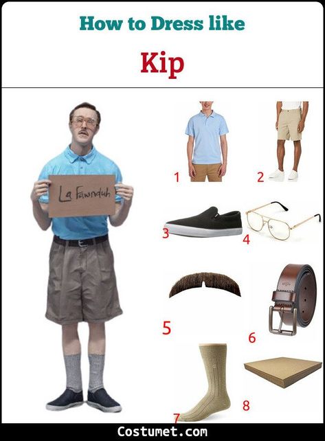 Kip (Napoleon Dynamite) Costume for Cosplay & Halloween 2021 Kip Costume Napoleon Dynamite, Napoleon And Kip Costume, Napoleon Dynamite Family Halloween Costumes, Napoleon Dynamite And Pedro Costume, Napoleon Dynamite Family Costume, Uncle Rico Napoleon Dynamite, Napoleon Dynamite Costume Group, Nepolian Dynamite Costume, Napoleon Dynamite Birthday