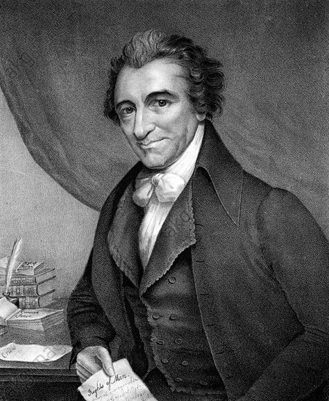 Thomas Paine. © akg-images 18th Century Aesthetic, Young Harry Potter, Steampunk Fantasy, Age Of Enlightenment, Thomas Paine, American Heroes, 18th Century, Harry Potter, Historical Figures