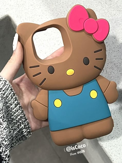 Brown Hello Kitty Phone Case, Hello Kitty Iphone Case, Hello Kitty Bedroom, Whatsapp Theme, Hello Kitty Wallpaper Hd, Hello Kitty Phone, Hello Kitty Phone Case, Y2k Fits, Stylish Iphone Cases