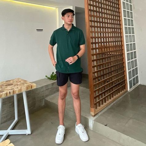 Outfit Laki Laki, Ootd Cowok Casual, Ootd Cwo, Mens Ootd, Outfit Cowo, Polo Outfit Men, Outfits Hot, Model Ootd, Polo Outfit