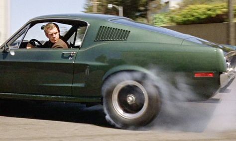 The 1968 Ford Mustang GT from <i>Bullitt</i> (1968). Steve Mcqueen Bullitt, Ford Mustang Bullitt, Mustang Bullitt, 1968 Mustang, Steve Mc, Tv Cars, Mustang Fastback, Shelby Gt500, Mustang Cars