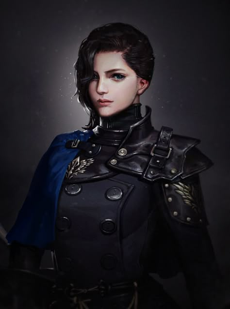 ArtStation - 006, JungSung Kim Dessin Game Of Thrones, Dungeons And Dragons Characters, Female Human, Female Face, Fantasy Inspiration, Female Character Design, Dieselpunk, Dnd Characters, Art Characters