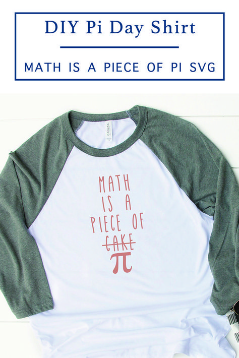 Celebrate Pi Day with this fun DIY Shirt idea from Everyday Party Magazine. #PiDay #MathShirt #FunnyMath #DIYShirt #FreeSVGFIlesForCricut Pi Shirt, Pi Math, Cricut Iron On Vinyl, Pi Day Shirts, Free Svg Files For Cricut, Math Shirts, Monthly Crafts, Teaching Shirts, Love Math