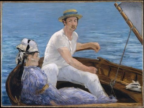 The Metropolitan Museum of Art Puts 400,000 High-Res Images Online & Makes Them Free to Use | Open Culture Edouard Manet Paintings, James Abbott Mcneill Whistler, Thomas Gainsborough, Edouard Vuillard, Mary Cassatt, Caspar David Friedrich, Edouard Manet, William Turner, Boat Art