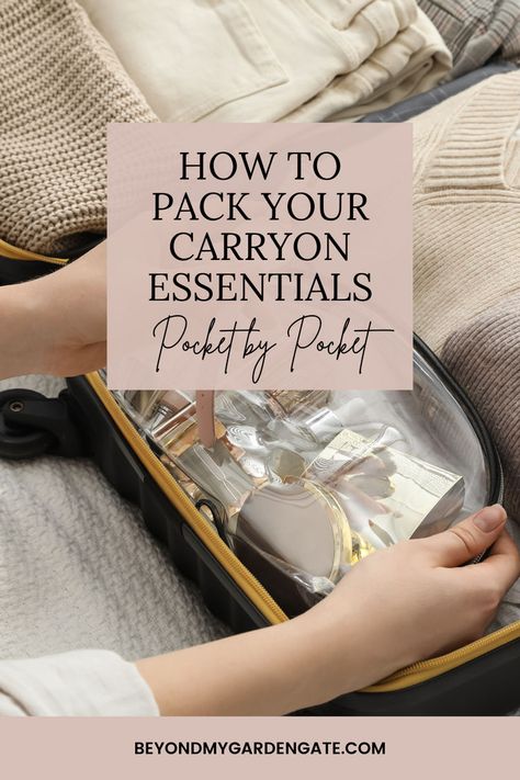 How to pack your carryon personal item with all of your essentials. Follow step by step to maximize your bag or tote with everything you need for a comfortable flight. Personal Item Bag Travel, Carryon Packing List, Carryon Essentials, Carryon Suitcase, Hawaii Packing List, Hawaii Packing, Carryon Bag, Best Travel Backpack, Flight Essentials