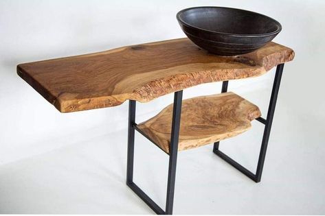 Counter Top Size, Bathroom Sink Shelf, Live Edge Vanity, Floating Bathroom Sink, Live Edge Counter, Live Edge Shelf, Small Bathroom Furniture, Small Downstairs Toilet, Vanity Shelf