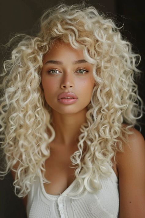 Hair Color Ideas For Blondes For Fall, Lowlights Hair, Rasta Hair, Braids Blonde, Low Taper, 2024 Hairstyles, Blonde Curly Hair, Colour Trends, Blonde Curls