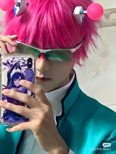 Saiki K, Pink Hair, Hair, Pink