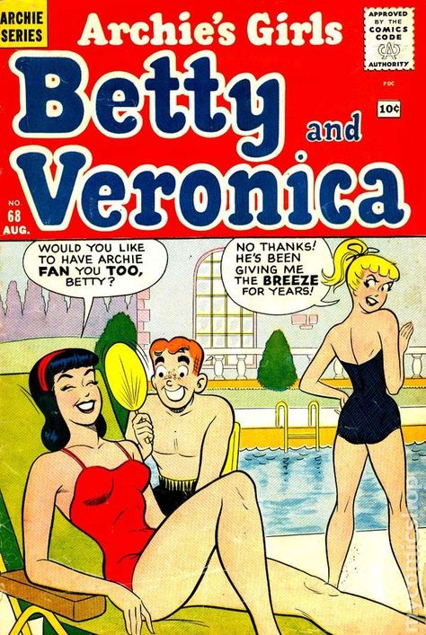 Archie Betty And Veronica, Archie Comics Riverdale, Archie Comics Characters, Betty Veronica, Archie Comic Books, Romantic Comics, Archie And Betty, Pulp Fiction Book, Josie And The Pussycats