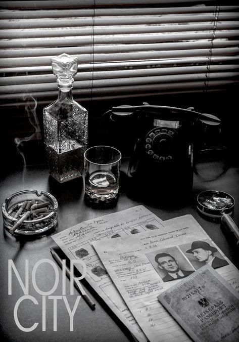 Noir Aesthetic Detective, Noir Detective Aesthetic, Cars G Wagon, Noir Office, Film Noir Aesthetic, Mafia Woman, Red Wine Aesthetic, Detective Noir, Detective Office