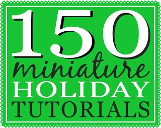 150 Dollhouse Miniature Christmas and Hanukkah Tutorials | true2scale Retro Printables, Dollhouse Tutorials, Vitrine Miniature, Dollhouse Miniature Tutorials, Dollhouse Christmas, Miniature Printables, Glitter Houses, Miniature Projects, Holiday Theme