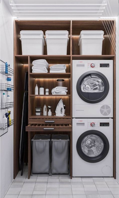 Small Utility Room, Stylish Laundry Room, Dream Laundry Room, Laundry Room Closet, Laundry Room Layouts, Laundry Room Renovation, Laundry Design, Modern Laundry Rooms, Laundry Room Inspiration