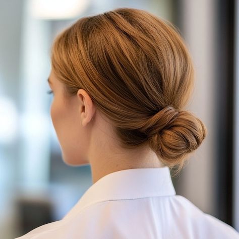 20 Professional Hairstyles for Job Interviews - My Blog Job Interview Hair, Hairstyles For Job, Hairstyles With Barrettes, Interview Hair, Job Interview Hairstyles, Interview Hairstyles, Side Braid With Bun, Upside Down Braid, French Braid Updo