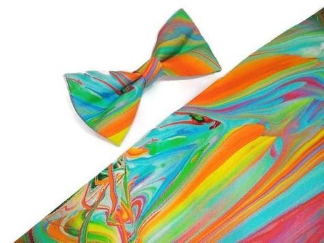 watercolor bow tie and GREY Y-back suspenders sert for boy ringbearer Rainbow bowtie bright wedding Ring Bearer Toddler, Groom Pocket Square, Watercolor Bow, Suspenders Wedding, Groomsmen Bowtie, Wedding Watercolor, Rainbow Bow, Groomsmen Ties, Floral Bow Tie