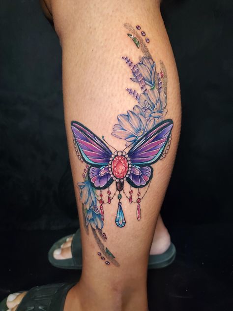 Butterfly Gem Tattoo, Butterfly Jewel Tattoo, Gemstone Butterfly Tattoo, Jewel Butterfly Tattoo, Glitter Butterfly Tattoo, Crystal Butterfly Tattoo, Golden Tattoo, Purple Butterfly Tattoo, Butterfly Tattoos Images