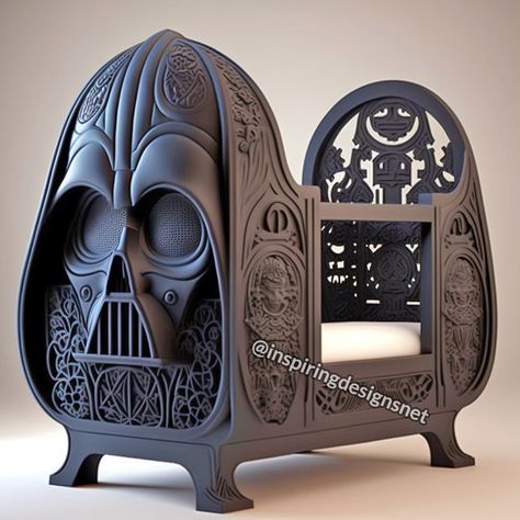 These Star Wars Baby Cribs Are Absolutely Stunning! – Inspiring Designs Baby Star Wars Nursery, Star Wars Baby Nursery, Star Wars Themed Nursery, Star Wars Baby Room, Amazing Bedrooms, Unique Cribs, Star Wars Nursery, Crib Design, Cat Carrier Bag